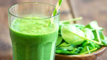 Frullato spinaci e menta