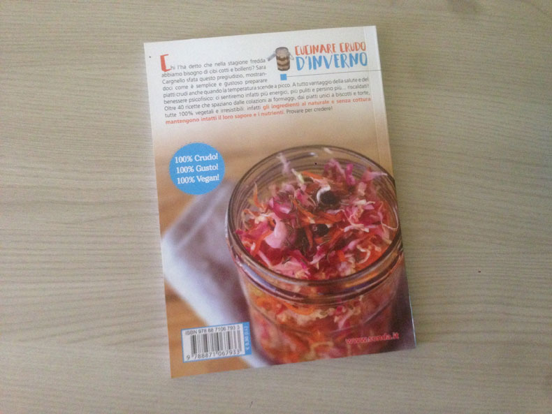 cucinare crudo d'inverno libro sara cargnello